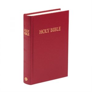 Red small king james bible