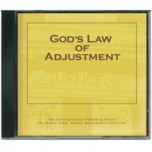 God's Law of Adjustment pamphlet on CD yellow front cover