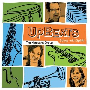 Upbeats CD by the NewSong Group illustrated musical instruments front cover