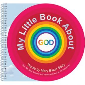 Children's spiral bound book My Little Book about God front cover