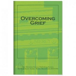 Overcoming grief pamphlet green front cover