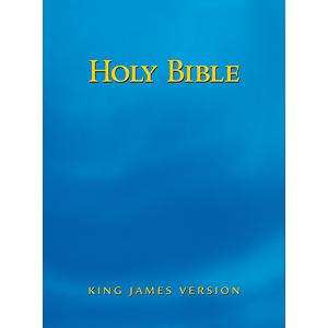 King James Bible Study Edition, blue cover