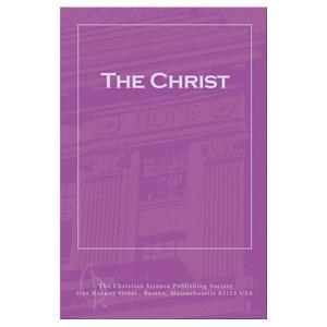 The Christ pamphlet purple front cover