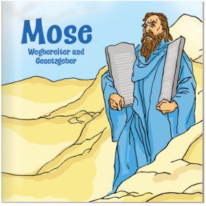 Children's book Moses in German front cover
