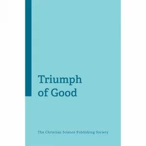 pamphlet-triumph of good front cover in blue