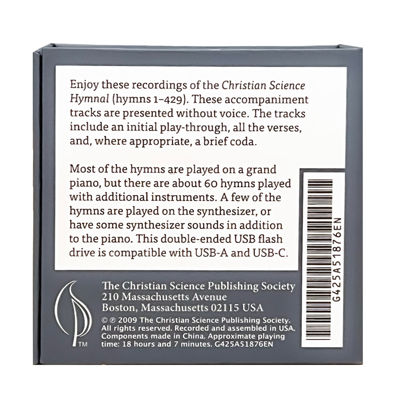 USB Stick: Christian Science Hymnal - Hymns 1-429 - Image 4